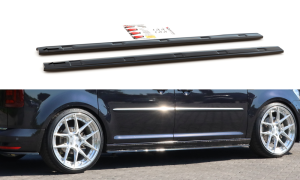 Dokładki progów Volkswagen Caddy MK4 (czarny mat)