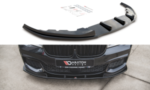 Splitter przedni V2 BMW 7 M-Pack G11 (czarny mat)