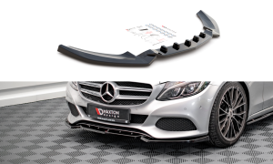 Splitter przedni Mercedes-Benz C W205 (czarny mat)