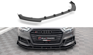Splitter Przedni Street Pro V.1  + Flaps Audi S3 / A3 S-Line Sportback 8V Facelift