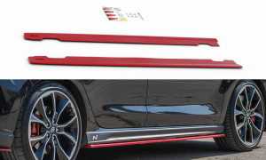 Dokładki progów V3 Hyundai i30 N MK3 (czerwony)