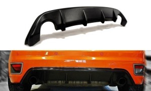 Dyfuzor tylny Ford Focus MK2 ST Przedlift (czarny mat)