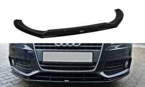 Splitter przedni V2 Audi A4 B8 (carbon look)