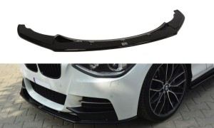Splitter przedni BMW 1 F20 M-Power Przedlift (czarny mat)