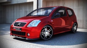 Splitter przedni Citroen C2 VTS (carbon look)