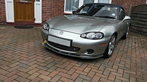 Splitter przedni Mazda MX-5 NB Polift Model (czarny mat)