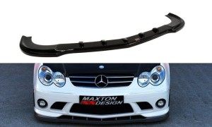 Splitter przedni Mercedes CLK W209 (do zderzaka ME-CLK-209-AMG204-F1) (carbon look)