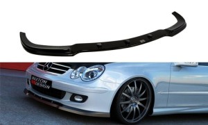 Splitter przedni Mercedes CLK W209 Polift (do wersji standardowej) (czarny mat)
