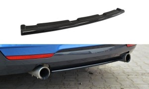 Splitter tylny srodkowy BMW 4 F32 M-Pack (bez dyfuzora) (czarny mat)