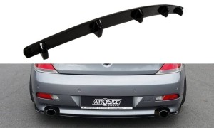 Splitter tylny srodkowy BMW 6 E63 / E64 Przedlift (carbon look)