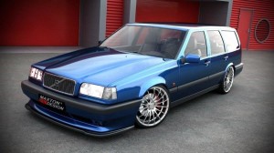 Splitter przedni Volvo 850 R (czarny mat)