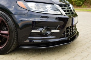 Splitter przedni Volkswagen CC R-Line (czarny mat)