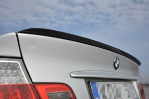 Przedłużenie spojlera BMW 3 E46 Coupe Przedlift (czarny mat)
