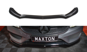 Przedni splitter V1 Mercedes- Benz C-Class W205 Coupe AMG-Line (czarny mat)