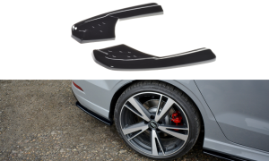 Splittery tylne boczne Audi RS3 8V FL Sedan (czarny mat)