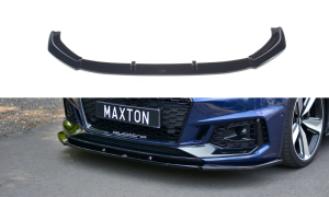 Splitter przedni V1 Audi RS4 B9 (czarny mat)