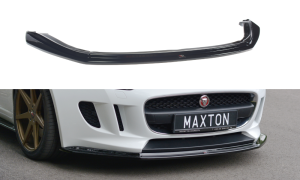 Przedni splitter V1 Jaguar F-Type (czarny mat)