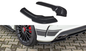Splittery tylne boczne Mercedes A45 AMG W176 (carbon look)