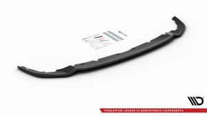 Splitter przedni V4 BMW 1 F40 M-Pack (czarny mat)