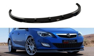 Splitter przedni Opel Astra J Przedlift (czarny mat)
