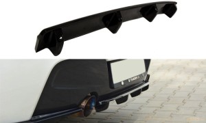 Splitter tylny srodkowy BMW 1 F20 M-Power (z dyfuzorem) (czarny mat)