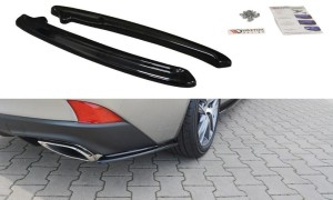Splittery tylne boczne Lexus IS MK3 Polift T (carbon look)