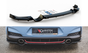 Splitter tylny środkowy (z dyfuzorem) Hyundai I30 N Mk3 Hatchback (carbon look)