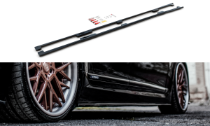 Dokładki progów Lexus LS Long MK4 Facelift (carbon look)