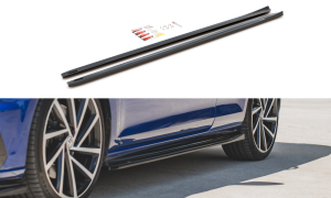 Dokładki progów V4 VW Golf 7 R GTI Facelift (carbon look)