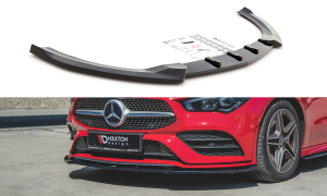 Splitter przedni V2 Mercedes-Benz CLA AMG-Line C118 (carbon look)
