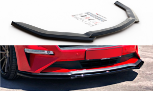 Splitter przedni Ford Mustang MK6 Facelift (czarny mat)