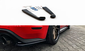 Splittery tylne boczne Ford Mustang MK6 Facelift (czarny mat)