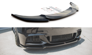 Splitter przedni V4 BMW 5 F10/F11 M-Pack (czarny mat)