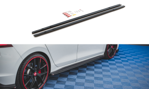 Dokładki progów Volkswagen Golf 8 GTI (czarny mat)