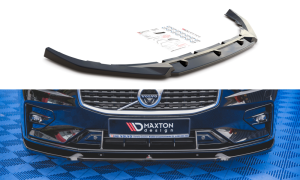 Splitter przedni V1 Volvo S60 R-Design MK3 (czarny mat)
