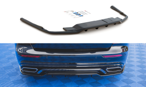 Splitter tylny środkowy (z dyfuzorem) Volvo S60 R-Design MK3 (carbon look)