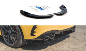 Splittery tylne boczne Mercedes AMG A45 S W177 (carbon look)