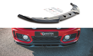 Splitter przedni V1 Mini Countryman MK2 F60 JCW (czarny mat)