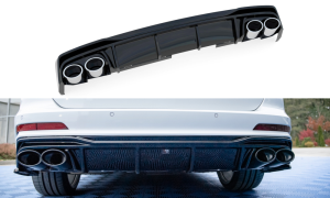 Dokładka Tylna + Atrapa Wydechu Audi S6 / A6 S-Line C8