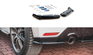 Splittery tylne boczne V1 Toyota GR Yaris MK4 (czarny mat)