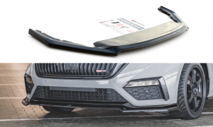 Splitter przedni V4 Skoda Octavia RS MK4 (carbon look)