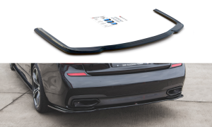 Splitter tylny srodkowy BMW 7 M-Pack G11 (czarny mat)