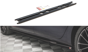 Dokładki progow V1 Seat Leon FR MK4 (czarny mat)