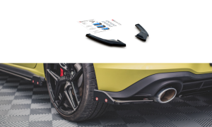 Splittery tylne boczne + flaps V1 Volkswagen Golf 8 GTI Clubsport (carbon look)