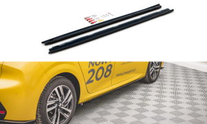 Dokładki progow Peugeot 208 MK2 (carbon look)