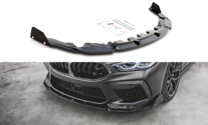 Splitter przedni + flaps V1 BMW M8 Gran Coupe F93 (carbon look)