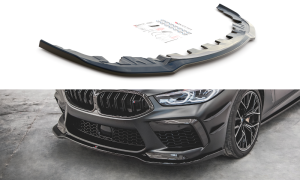 Splitter przedni V2 BMW M8 Gran Coupe F93 (czarny mat)