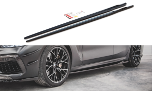 Dokładki progow V2 BMW M8 Gran Coupe F93 (carbon look)