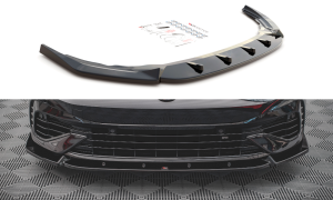 Splitter przedni V2 Volkswagen Golf R MK8 (czarny mat)