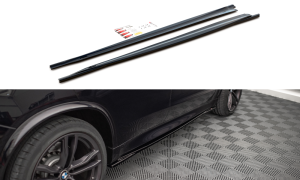 Dokładki progów BMW X5 M F15 (czarny mat)